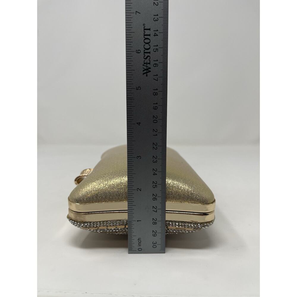 D'Margeaux evening clutch with gold and crystal stripes‎ - Picture 11 of 11